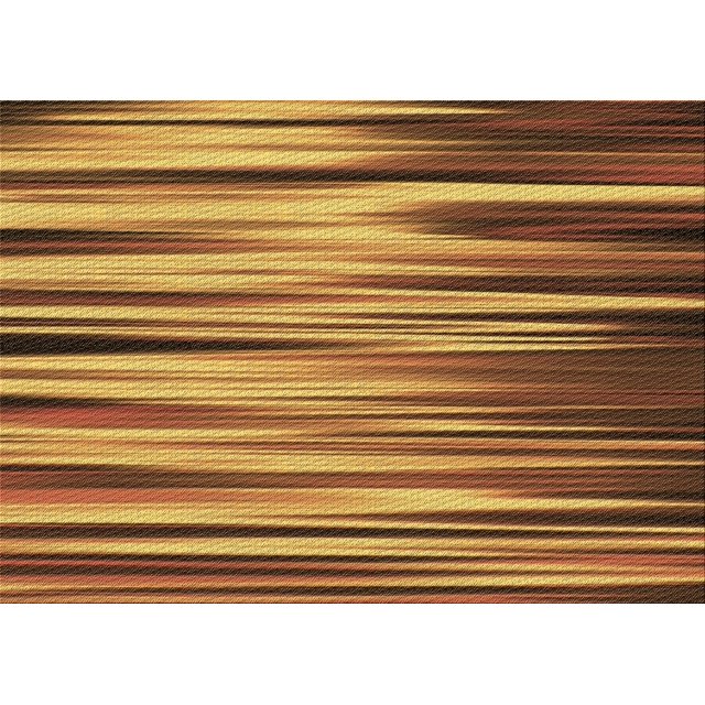 Ahgly Company Tapis d'Intérieur Lavables en Machine, Rectangle, Zone Orange Transitionnelle, 4' x 6'