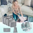 thumbnail image 3 of EGNMCR Organisateurs et Rangement de Garde-Robe, Organisation et Rangement, Bacs de Rangement, Contenants de Rangement Sac de Voyage Ensemble de 6 Pcs Sac de Rangement Multifonctionnel Ensemble de 6 Pcs un Rangement, 3 of 5
