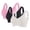 c05Black, variant on LNWUY 3PC Women's Solid Color Sports Bras Full Coverage Non-steel Ring Bra Lightweight Breathable Underwear Everyday Bra Pink M