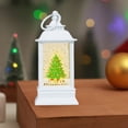 thumbnail image 4 of Night Light Lamp Christmas Four-Corner Lantern with Customizable Patterns Festive Decoration Light Portable Candle Lamp Decorative Candle Lanterns, 4 of 6
