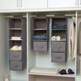 thumbnail image 2 of 5/4/3 Layers Organizer Drawer Type Shelves Hanging Wardrobe Shoe Garment Organiser Storage Clothes Laundry Basket Cosmetics Storage Box, 2 of 8