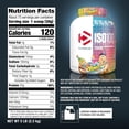 thumbnail image 2 of Dymatize ISO100 Hydrolyzed Protein Powder, 100% Whey Isolate Protein, 25g of Protein, 5.5g BCAAs, Gluten Free, Fast Absorbing, Easy Digesting, Birthday Cake, 5 Pound, 2 of 4