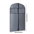 thumbnail image 2 of Heavy Duty Hanging Garment Bag with Transparent Window and Metal Zipper for Secure Clothes Storage and Travel, 2 of 3