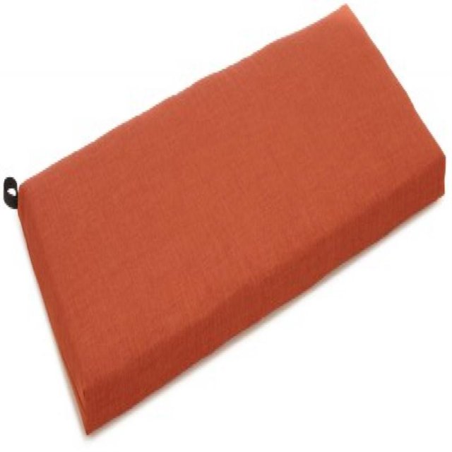 Blazing Needles Coussin de Causeuse en Polyester Filé de 42 Pouces par 19 Pouces - Cannelle