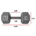 thumbnail image 3 of CAP Barbell Cast Iron Hex Dumbbell, 3 of 6