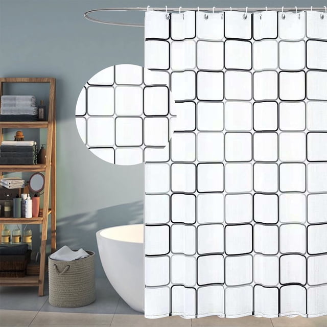 TIMIFIS Shower Curtain for Bathroom Modern Shower Curtain Universal for All Seasons in Bath Long Shower Curtains Set Shower Curtain Liner