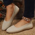 thumbnail image 5 of B91xZ Mocassins pour Femmes Confortables et Légers, Beige 6.5, 5 of 5