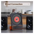 thumbnail image 2 of Lecteur CD Vertical Portable de Bureau - Lecteur de Disque d'Album de Musique Bluetooth pour la Maison avec Sortie 3,5 mm, 2 of 5
