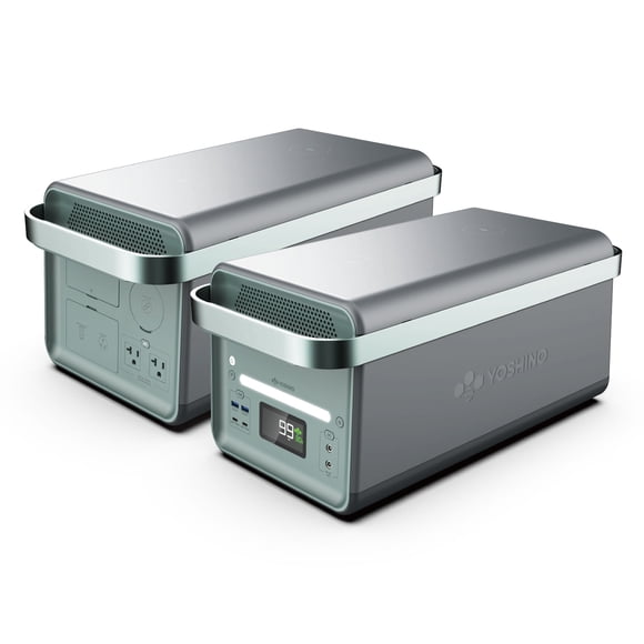 Yoshino B4000 SST 11-Port Solid-State Power Station 2611Wh, 4000W Output/6000W Peak Emergency UPS Backup Battery, Pure Sine Wave, Smart App Connect