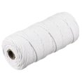 thumbnail image 1 of Unique Bargains Cotton Rope Twine String Twisted Braided Cord, White 100m/109 Yard for Wall Hanging, Macrame Knotting, 1 of 7
