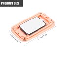 thumbnail image 1 of Raindrops Rose Plated Gold Foldable Phone Holder with Double Adjustable Arms for Horizontal and Vertical Phone Viewing, 1 of 7
