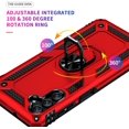 thumbnail image 2 of [PST] Samsung Galaxy A54 5G Kickstand Rotating Ring Case, Heavy Duty Hybrid Shock Absorption Rugged Hard Phone Case Cover, 2 of 5