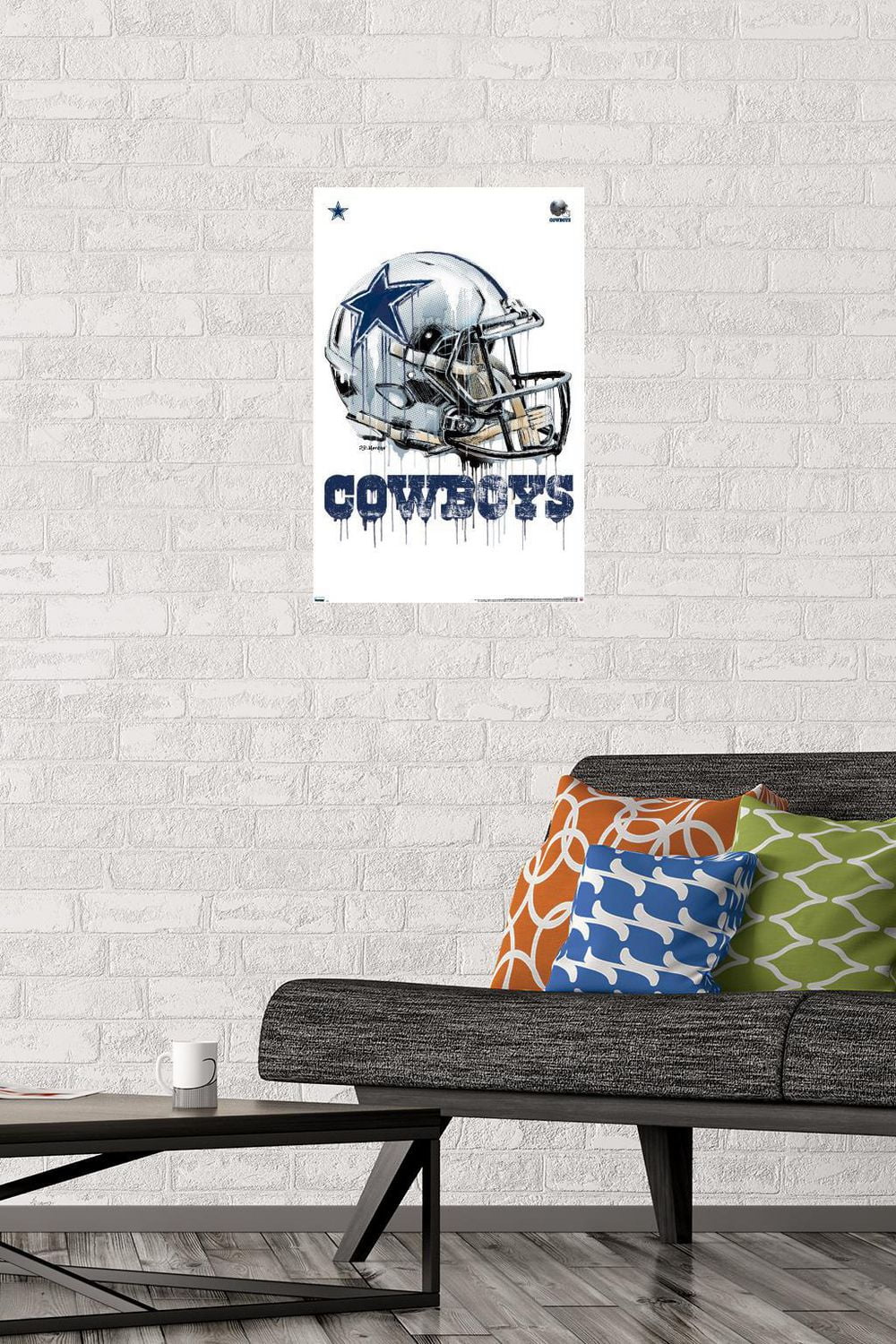 NFL Dallas Cowboys - Drip Helmet 20 Wall Poster