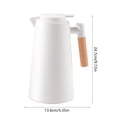 thumbnail image 3 of Yhmxh Insulated Kettle Home Use Press Kettle Double Glass Liner Handle Beechwood Strong Heat Preservation Press A Button Out Of Water Kitchen Essentials Home and Kitchen Kitchen Tools, 3 of 6