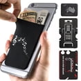 thumbnail image 1 of Gecko Travel Tech Phone Wallet - Stick On Card Holder Wallet for Cell Phones - Adhesive Card Pocket - MUSIC, 1 of 1