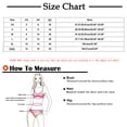 thumbnail image 4 of yievot Haut de Bikini pour Femme Mode Femme Aguichant Maillot de Bain Multicolore à Dos Nu Froncé Taille Haute Hauts de Bikini, 4 of 4