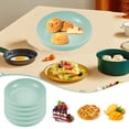 thumbnail image 1 of Limited Time Only! 5-Pack Dinner Plates, 5.7-Inch Reusable Plastic Plates, Microwave & Dishwasher Safe, Lightweight Plates for Kitchen, Camping, Outdoor Dining, 1 of 1
