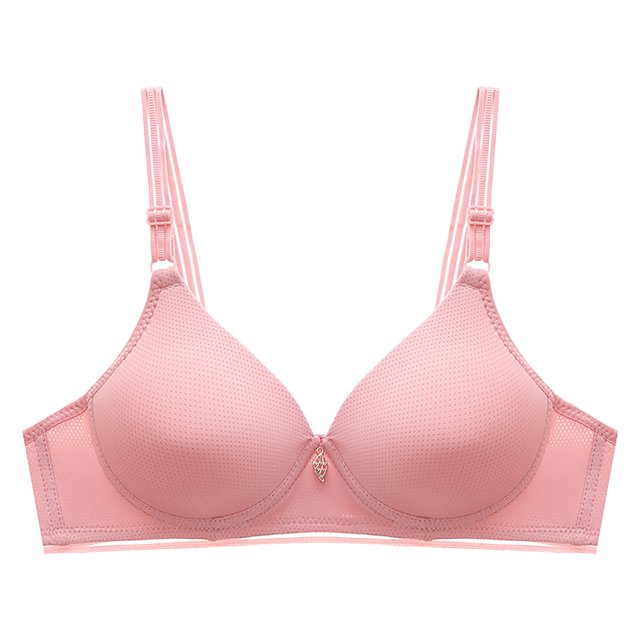 XZNGL Womans Printing Gathered Together Daily Bra Underwear No Rims