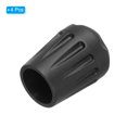 thumbnail image 3 of Unique Bargains 0.62'(16mm) Chair Feet Replacement Plastic Non-Slip Camping Chair Leg Tips Cap 4 Pack, 3 of 6