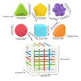 thumbnail image 3 of Fesfesfes Shape Sorter Toys for 1+ Years Old Sensory Learning Toy for Fine Motor Skills Developmental Toys Gift Stacking Box, 3 of 5
