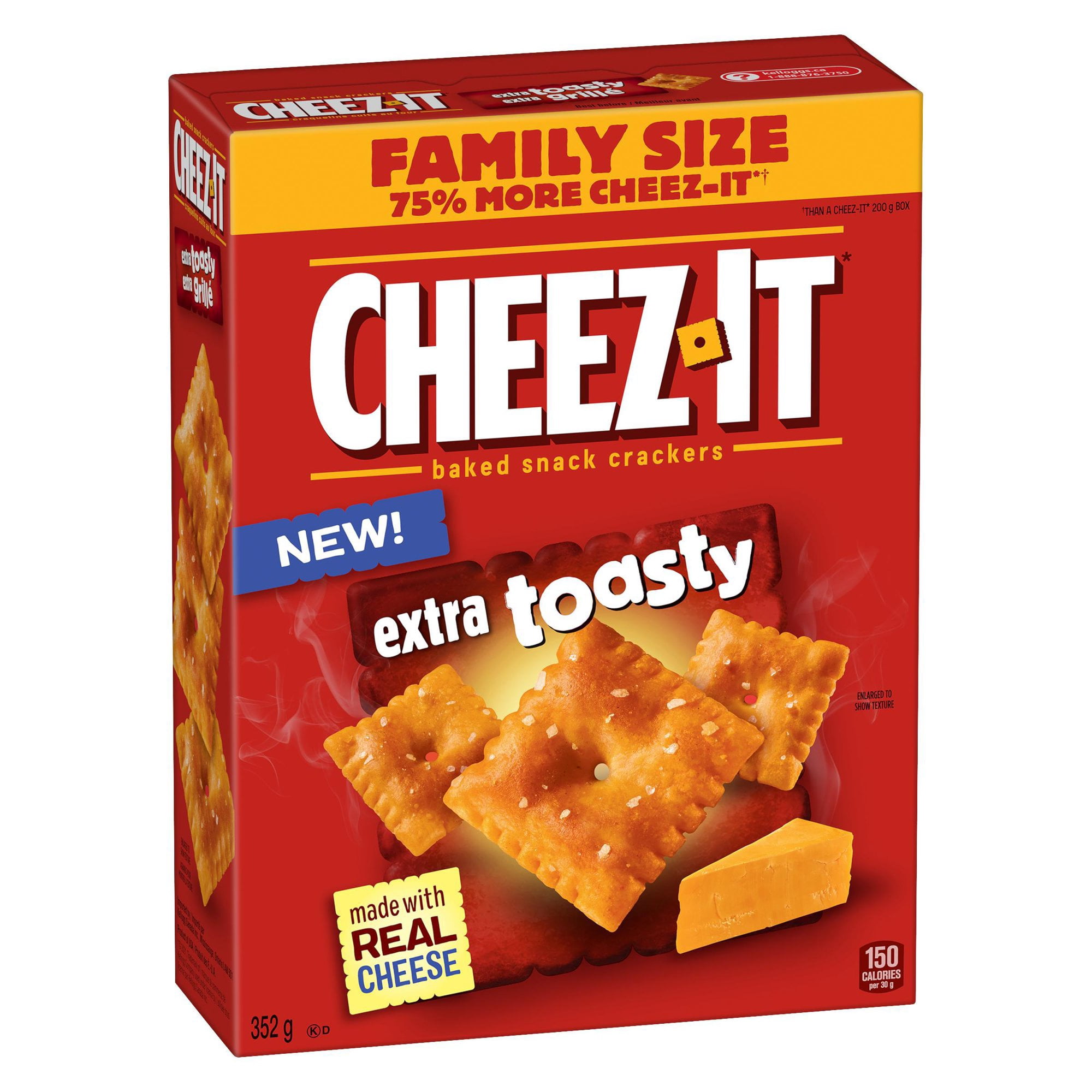Cheez-It* Baked Snack Crackers Extra Toasty 352 g