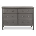 thumbnail image 3 of DaVinci Jayden 6-Drawer Double Wide Dresser in Slate, 3 of 6
