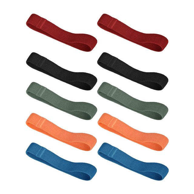 Lipstore 10 Pcs Sangles pour Boîte à Bento, Accessoires de Sangles de Fixation, Bandes Élastiques Pratiques pour Boîte à Lunch pour Salle de Classe Maison