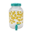 thumbnail image 1 of Mainstays Lemon Acrylic Beverage Dispenser, 4.54 L, 1 Pack, Blue, 1 of 8