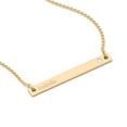 thumbnail image 3 of Engravable Bar Pendant with Birthstone, 3 of 5