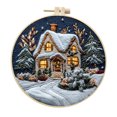 thumbnail image 1 of WMQPNNS New Trending Koofur Christmas C R O S S Stit Ch Embroidery Craft Kits ，Hand Christmas Diy Embroidery Patterns Stamped Kit Adults Kids Beginners Stamped Embroidery Kit, 1 of 4