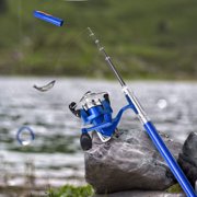 Ainf Pen Fishing Rod With Reel Mini Pole Rotating Fishing Wheel For Outdoor Fishing Accessories