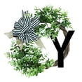 thumbnail image 1 of Wreath 1 Unique Last Name Year Round Front Door Wreath With Bow Welcome Sign Garland 26 Letters Farmhouse Wreath For Front Door Spring All Seasons Outside Hanger, 1 of 3