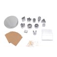 thumbnail image 4 of Clay Earring Kit,  Clay Cutters Set Stainless Steel DIY Handcraft With Iron Box For DIY Craft Clay, 4 of 8