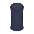 thumbnail image 4 of Timegard Tank Tops Men Athletic Comfy Solid Color Hoodies Pullover Casual Sleeveless Tee Shirts Summer, 4 of 5