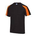 thumbnail image 1 of Just Cool T-Shirt de Sport Contrasté pour Hommes, 1 of 3