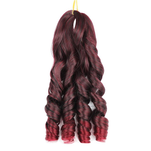 Wig Large Curl Wig Big Wave Braid Wig Hair Receiving Bundle Double Extensions, wig for Women
