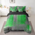 thumbnail image 2 of YST 7-Piece Twin Comforter Set, Hippie Graffiti Watercolor Artwork Bedding, Abstract Aesthetic Design, 2 of 4