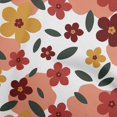 thumbnail image 1 of oneOone Cotton Poplin Brown Fabric Floral Sewing Craft Projects Fabric Prints By Yard 42 Inch Wide, 1 of 4