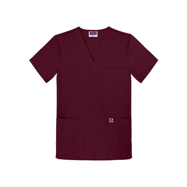 Sivvan Unisex V-Neck 3 Pocket Scrub Top (Available in 15 Colors)