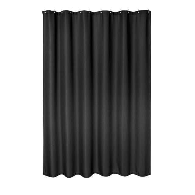 White Waffle Weave Shower Curtain – Extra Long, Washable Textured Polyester, Elegant Modern Bathroom Decor,