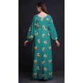 thumbnail image 4 of Bimba Robe Maxi à Manches Longues pour Femmes en Georgette Mousse avec Papillons et Imprimé Papillon, Taille Élastique - XXX-Grand, 4 of 5