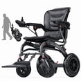 thumbnail image 1 of Lightweight Electric Wheelchair for Adults – Foldable Motorized Wheelchair with Ergonomic Seat & Backrest, 30 Mile Range, 24AH/500W Motors, All Terrain Power Wheelchair for Seniors (B20-24AH), 1 of 9