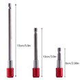 thumbnail image 4 of 1/4 Pouce Hexagonal Visseuse Support de Bit en Acier Inoxydable Visseuse Bit Rallonge Adaptateur Manchon Rouge 60mm 1pc, 4 of 8
