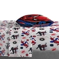 thumbnail image 4 of Marvel Spider-Man Ensemble de Draps 3-Pièces pour Lit 1 Place, 100 % Polyester Pour Enfants, 4 of 5