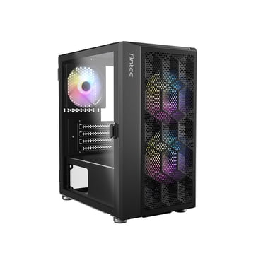Antec Cas de Jeu NX200M RGB, mATX,ITX, Pré-Intégré FANS de RGB