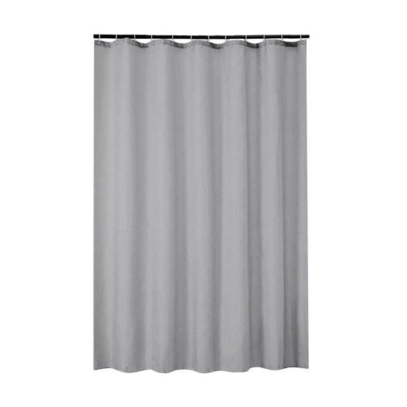 120x180cm Plain Color Bathroom Shower Curtain | Waterproof Thickened Polyester Fabric | Rust-Resistant Metal Grommets | Includes 1 Curtain & 12 Hooks for Easy Installation