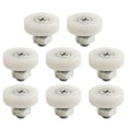 thumbnail image 2 of 8Pcs Plastic Drawer Pulley Replacement Wheels Bearing Small Pulley With Nuts Shower Room Pulley Rollers Runners Hardware, 2 of 8