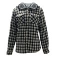 thumbnail image 3 of LSLJS Women's Large Collar with Lace Up Waistband Leather Jacket with Patchwork Slim Fitting Long SleevedJacket, 3 of 4