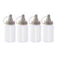 thumbnail image 1 of S SERENABLE 4Pcs Small Bottles Portable Food Storage Container Seasoning Bottles Bottle Gray, 1 of 9