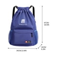 thumbnail image 2 of tumgatte Large Capacity Sports Drawstring Shoulder Bag Travel Backpacks Up to 60% off, 2 of 2